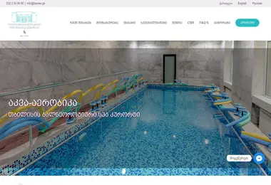 Screenshot of balneo.ge