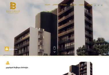 Screenshot of banigroup.ge