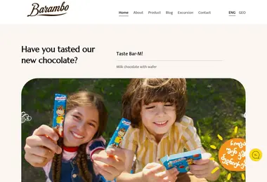 Screenshot of barambo.ge
