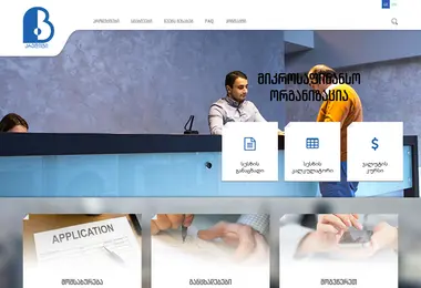 Screenshot of bcredit.ge