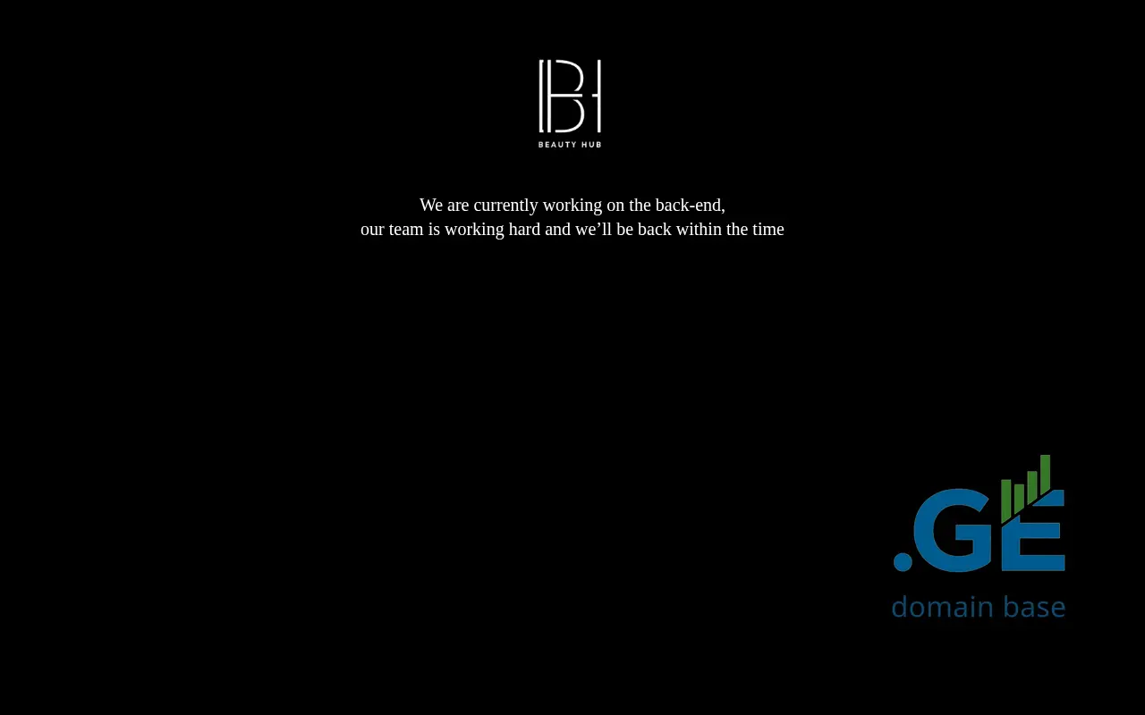 Screenshot of the site beautyhub.ge
