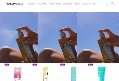 Screenshot of beautyroom.ge