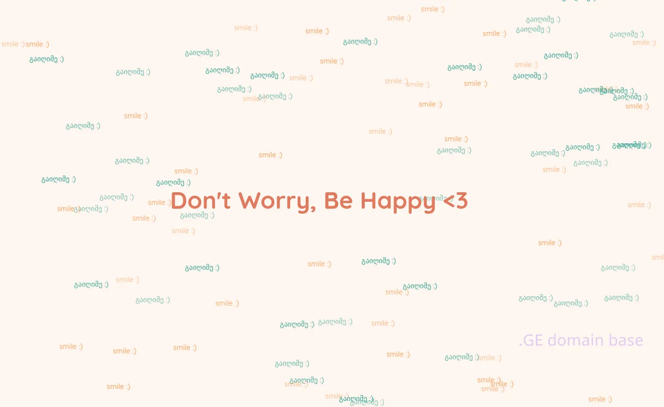 Screenshot of the site behappy.ge