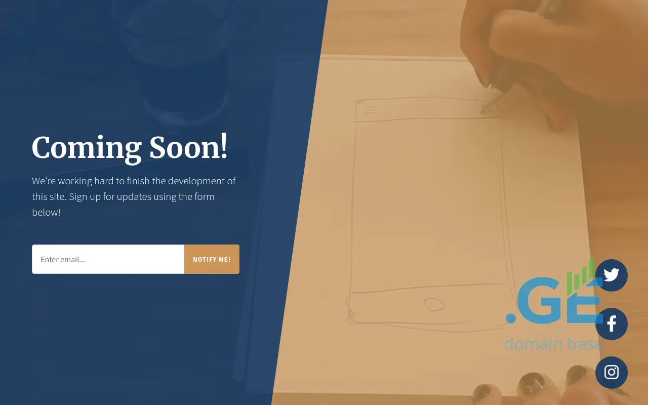 Screenshot of the site beta.com.ge