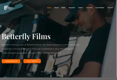 Screenshot of betterflyfilms.ge
