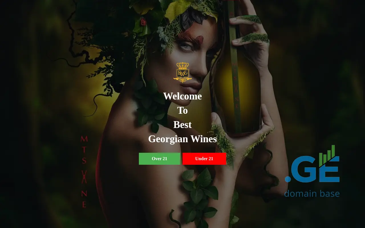 Screenshot of the site bgw.com.ge