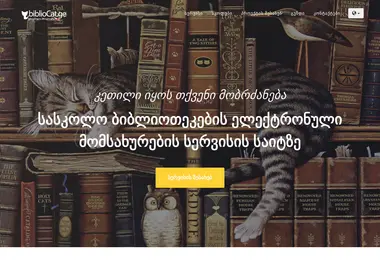 Screenshot of bibliocat.ge