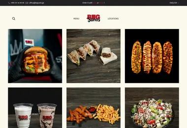 Screenshot of bigsams.ge