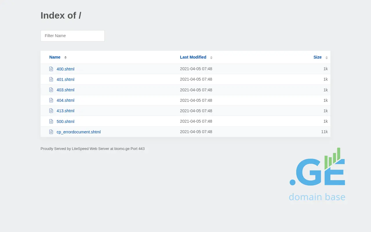 Screenshot of the site biomo.ge