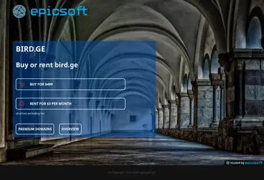 Screenshot of bird.ge
