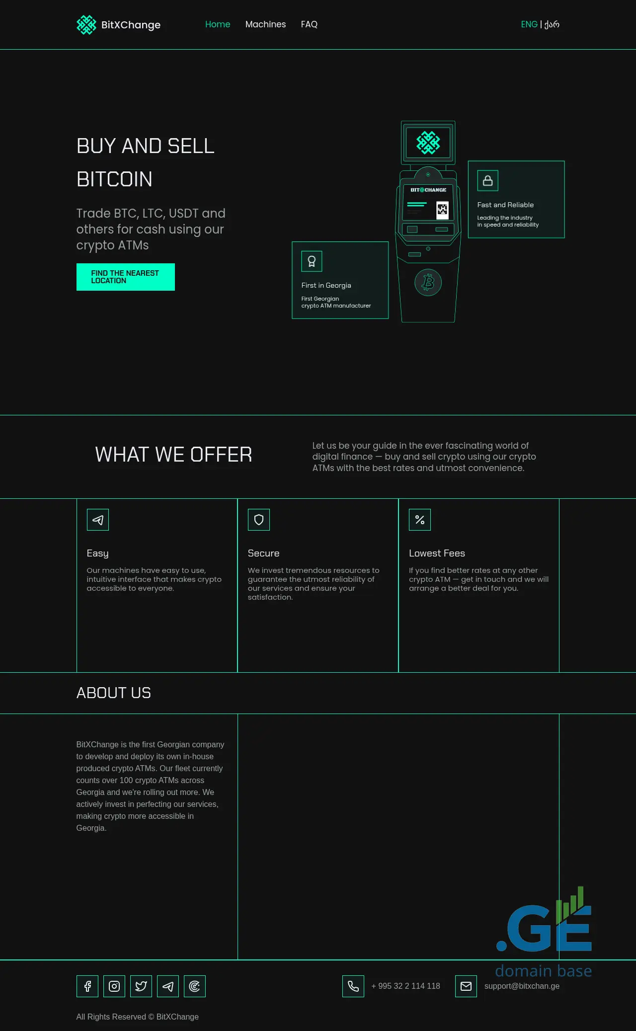 Screenshot of the site bitxchan.ge