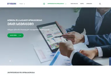 Screenshot of bivision.ge