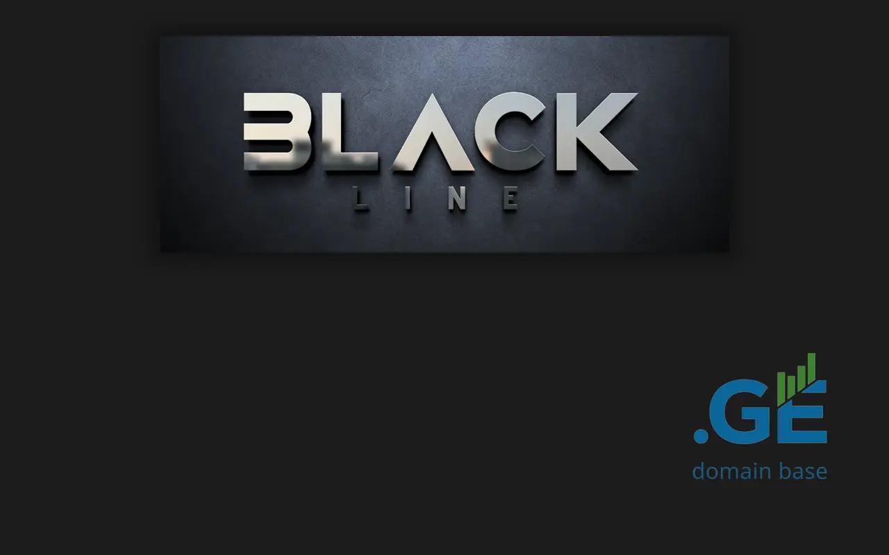 Screenshot of the site blackline.ge