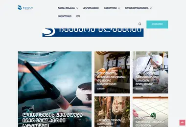 Screenshot of blacksea.edu.ge