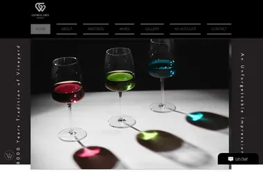 Screenshot of bluewine.ge