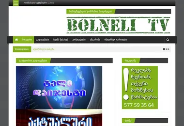 Screenshot of bolneli.ge