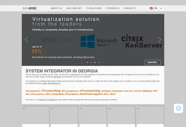 Screenshot of bonsys.ge