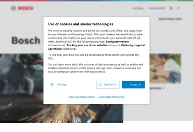 Screenshot of bosch-promo.ge