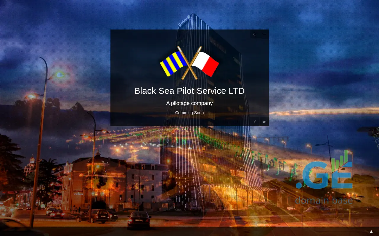 Screenshot of the site bsps.ge