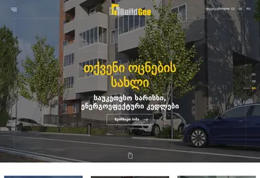 Screenshot of buildgeo.ge