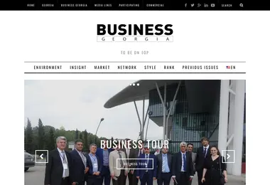 Screenshot of businessgeorgia.ge