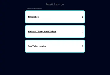 Screenshot of bustickets.ge