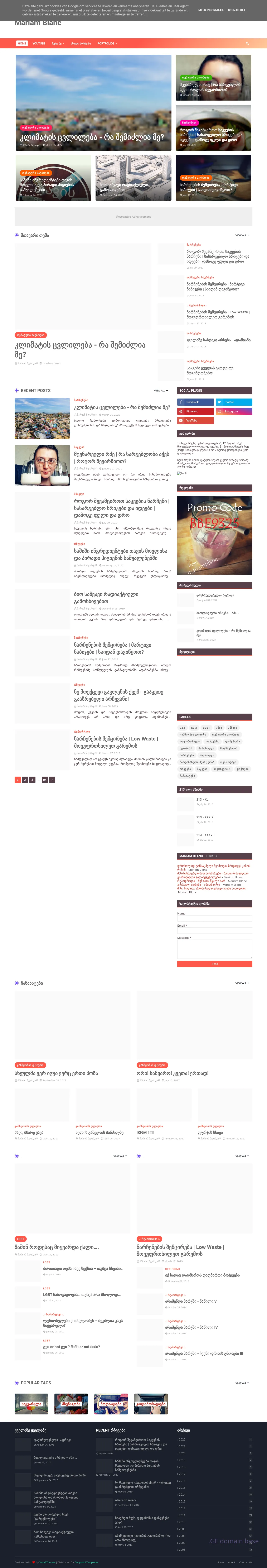 Screenshot of the site busuna.ge