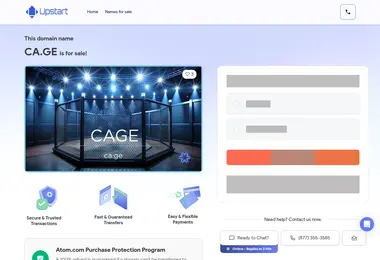 Screenshot of ca.ge
