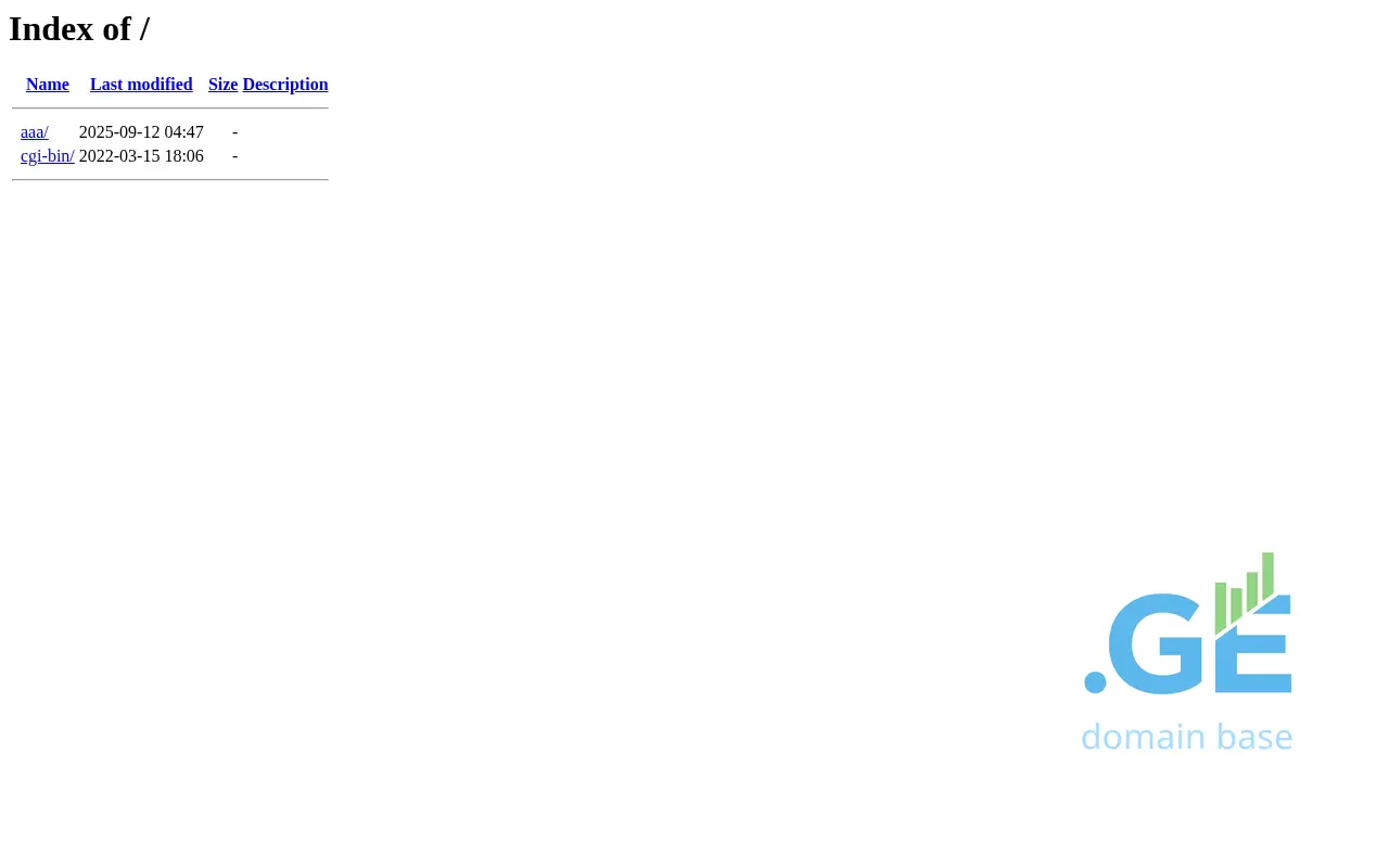 Screenshot of the site camara.ge