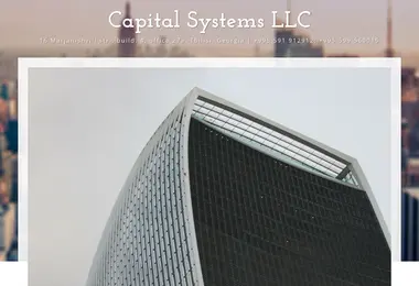 Скриншот capitalsystems.ge