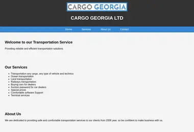 Screenshot of cargogeorgia.ge