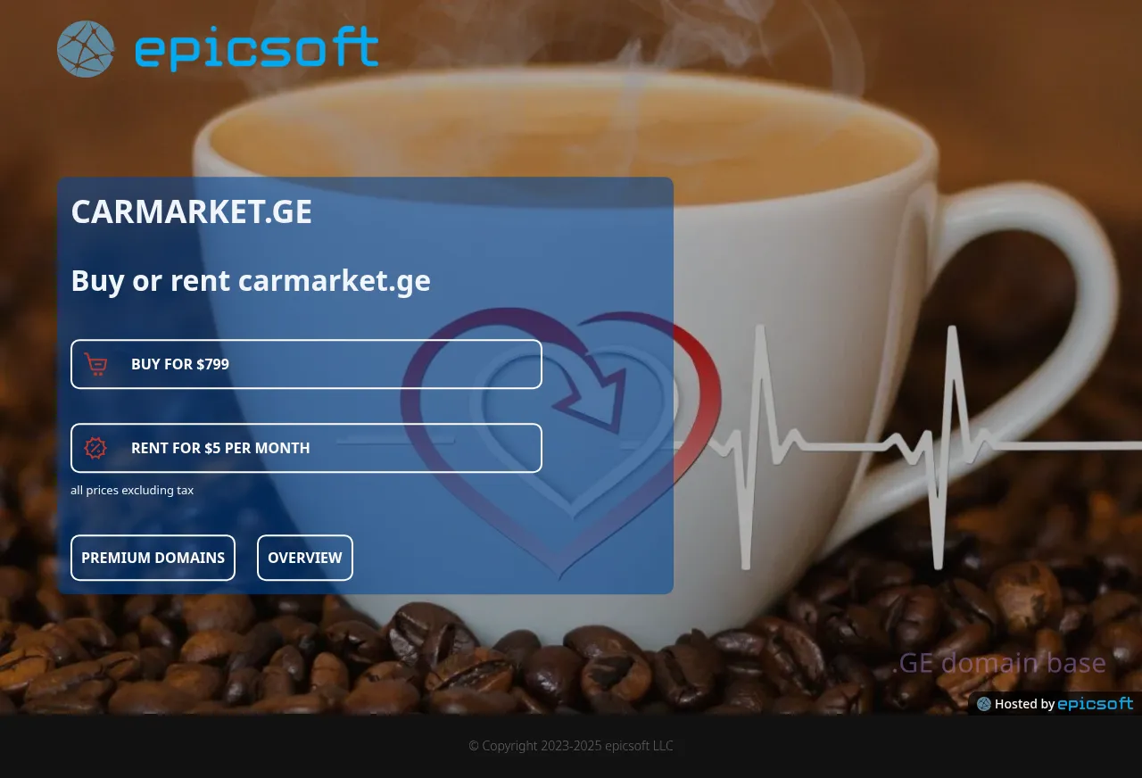 Screenshot of the site carmarket.ge