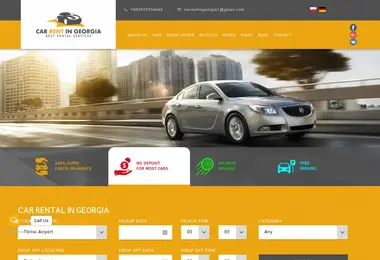 Screenshot of carrentingeorgia.ge