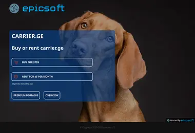 Screenshot of carrier.ge