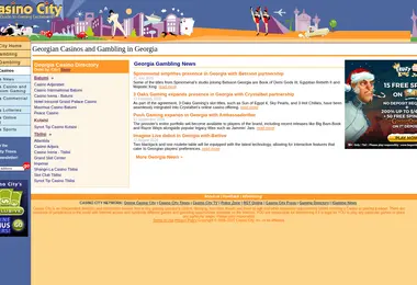 Screenshot of casinocity.ge