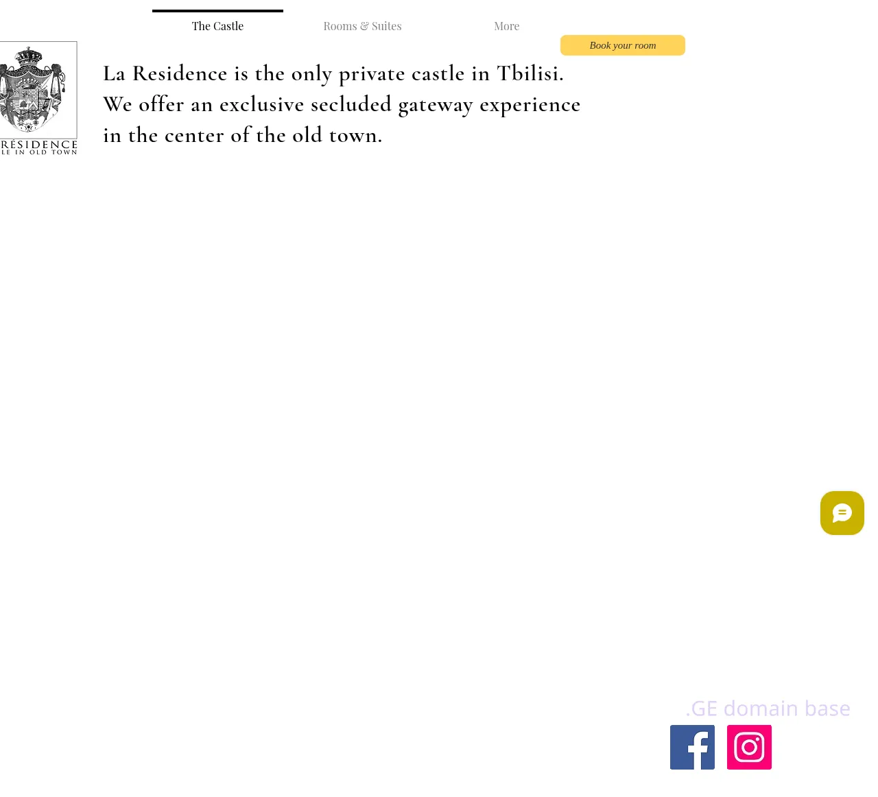Screenshot of the site castle.ge