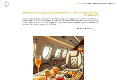 Screenshot of caterer.ge