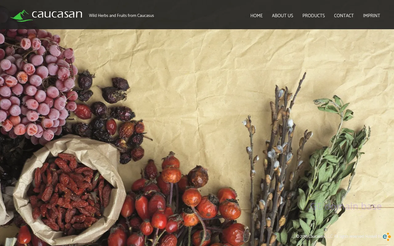 Screenshot of the site caucasan.ge