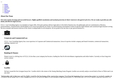 Screenshot of ccl.ge