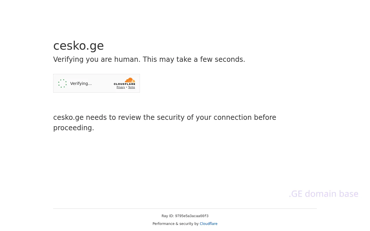 Screenshot of the site cec.gov.ge
