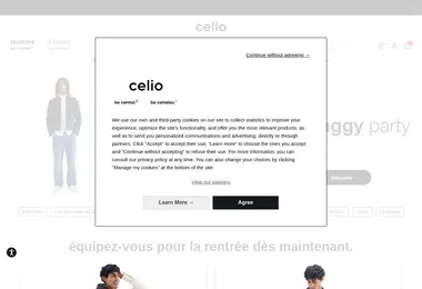 Screenshot of celio.ge