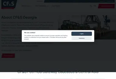 Screenshot of cfs.ge