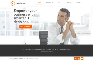 Screenshot of chain.ge