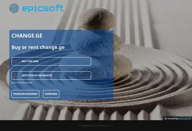 Screenshot of change.ge