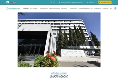 Screenshot of chapidzecenter.ge