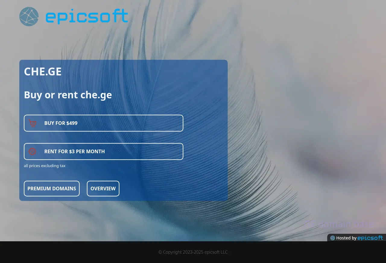 Screenshot of the site che.ge