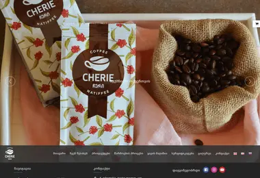 Скриншот cherie.ge