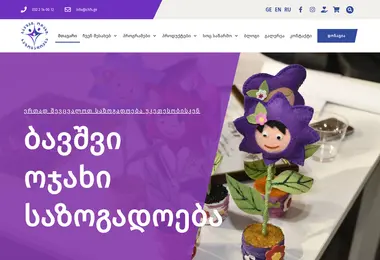 Screenshot of chfs.ge