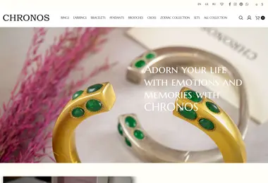 Screenshot of chronos.ge