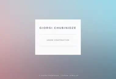 Screenshot of chubinidze.ge